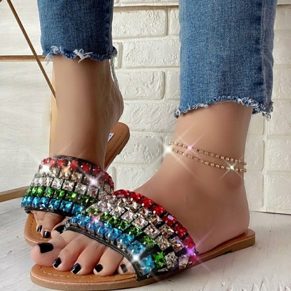 𝙇𝙖𝙨𝙩 6, 6.5, 7 & 7.5💎Serenade Jeweled Stones - Picture 2 of 8